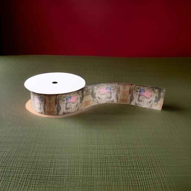 Lazo De Raso Bandera estadounidense del presidente Donald J. Tr (Subido por el creador)