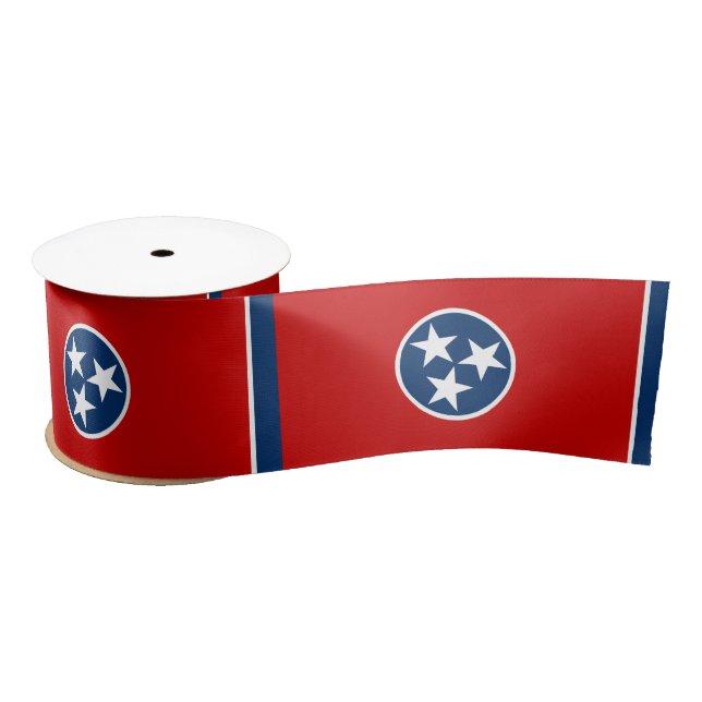 Lazo De Raso Bandera estatal de Tennessee (Carrete)