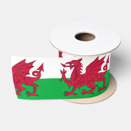 Lazo De Raso Bandera galesa (Gales) (Dragón galés)