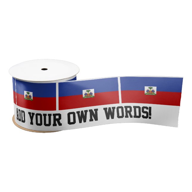 Lazo De Raso Bandera haitiana (Carrete)