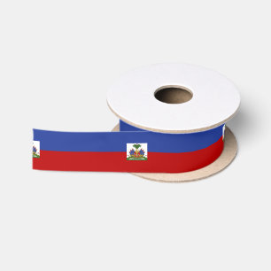 Lazo De Raso Bandera haitiana clásica