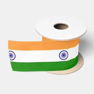 Lazo De Raso Bandera india (India) (país del Asia meridional) (