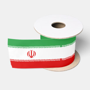Lazo De Raso Bandera iraní (Irán) (persa)