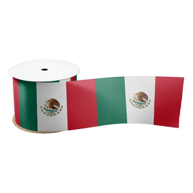 Lazo De Raso Bandera Mexicana (Carrete)
