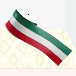 Lazo De Raso Bandera mexicana, cinta Tricolor, México