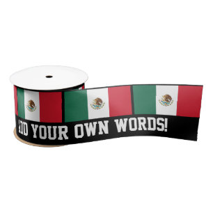 Lazo De Raso Bandera mexicana clásica