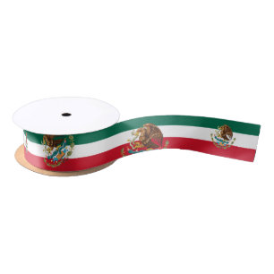 Lazo De Raso Bandera mexicana y fiesta de cumpleaños/deportes e