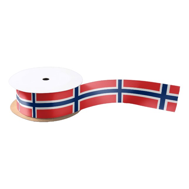 Lazo De Raso Bandera noruega y viajes a Noruega, hinchas de vac (Carrete)