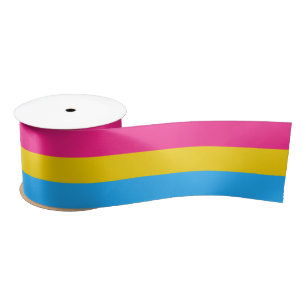 Lazo De Raso Bandera pansexual y comunidad del Orgullo/bandera 