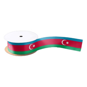 Lazo De Raso Bandera patriótica de Azerbaiyán