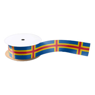 Lazo De Raso Bandera patriótica de las Islas Åland