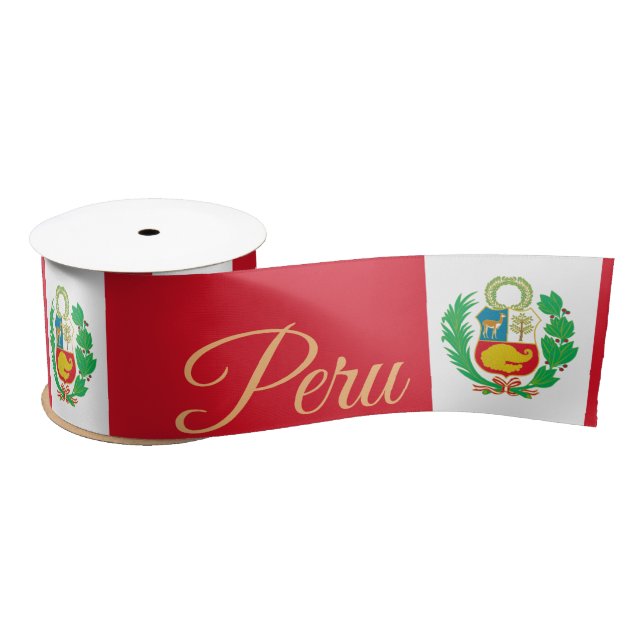 Lazo De Raso Bandera peruana y viajes al Perú, fiesta/deportes  (Carrete)