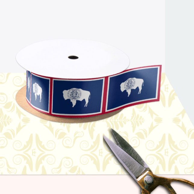 Lazo De Raso Bandera Wyoming, Estados Unidos, moda Wyoming/depo (Subido por el creador)