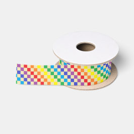 Lazo De Raso Beige arcoiris bajo control