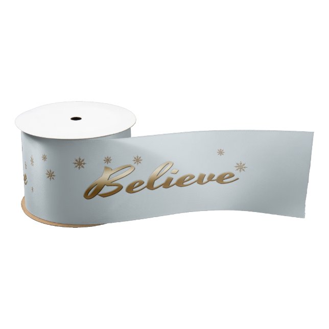 Lazo De Raso Belige Gold Text design Holiday Gift (Carrete)