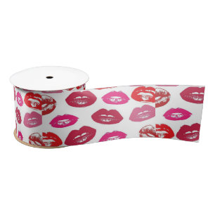Lazo De Raso Besando los labios rojos Thunder_Cove