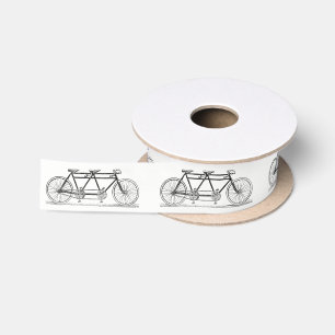 Lazo De Raso Bicicleta antigua para dos / Bicicleta tándem