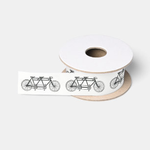 Lazo De Raso Bicicleta Vintage Construida Para Dos / Bicicleta 