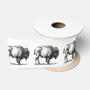 Lazo De Raso Bisonte americano del búfalo