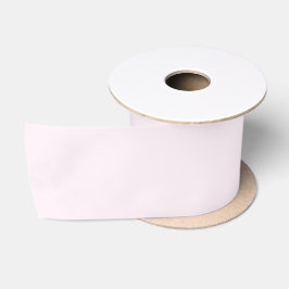 Lazo De Raso Blanco Pastel Pálido Rosado Color Sólido