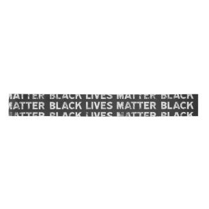 Lazo De Raso Bloque de texto repetido Black Lives Matter