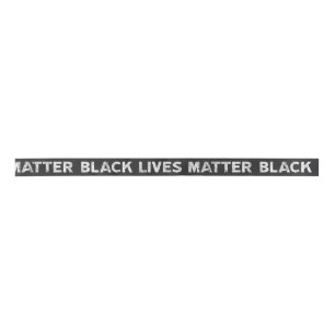 Lazo De Raso Bloque de texto repetido Black Lives Matter