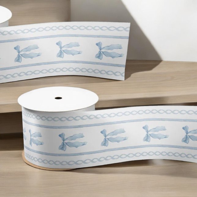 Lazo De Raso Blue Bow Coquette Gift (Subido por el creador)