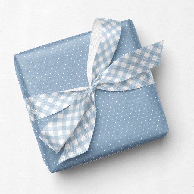 Lazo De Raso Blue gingham lindo simple cheque (Subido por el creador)