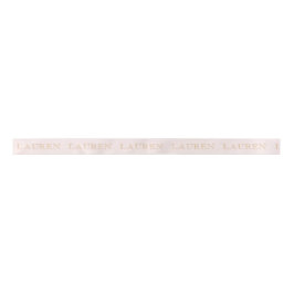 Lazo De Raso Blush Pink Personalized Name Ribbon