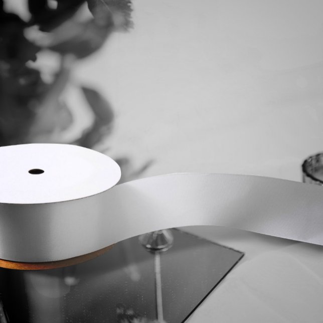 Lazo De Raso Boda blanco de la cáscara de huevo moderno (elegant egg shell white wedding gift wrapping ribbon)