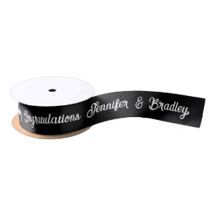 Lazo De Raso Boda Felicitaciones Nombre personalizado personali