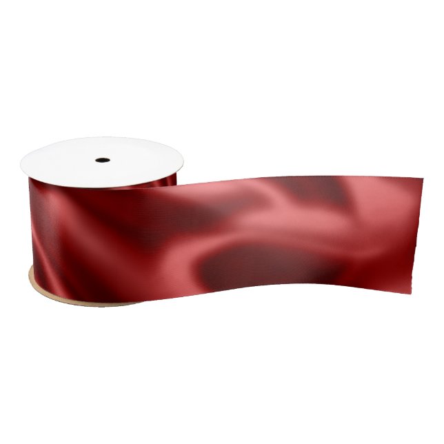Lazo De Raso Boda Passion Red Faux Satin (Carrete)