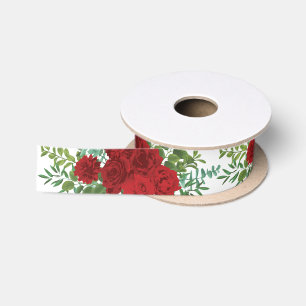 Lazo De Raso Boda Rosa Roja