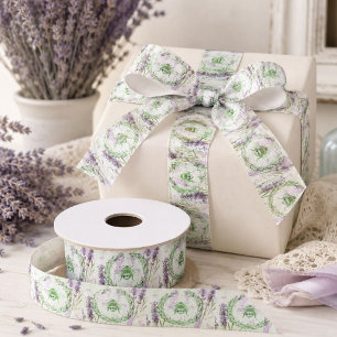 Lazo De Raso boho chic campo francés lavanda vintage abeja
