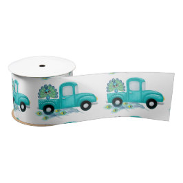 Lazo De Raso Boho Peacock Feathers Vintage Truck Baby Shower