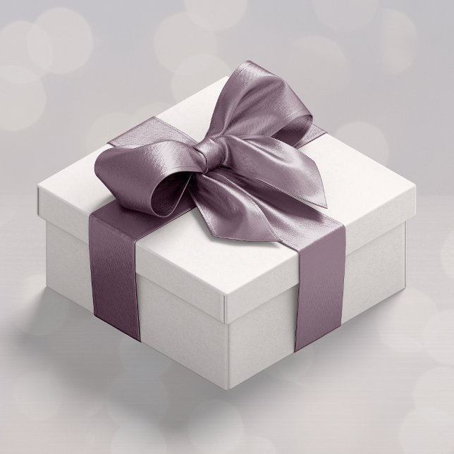 Lazo De Raso Boho Polvo Púrpura 7F6271 (Boho Dusty Purple Ribbon 7F6271)