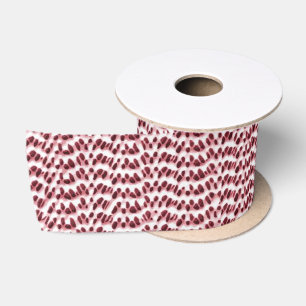 Lazo De Raso Boho Weave Faux Texture-Red