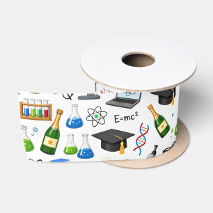 Lazo De Raso 🎓 Bolsa de regalos de graduación del laboratorio
