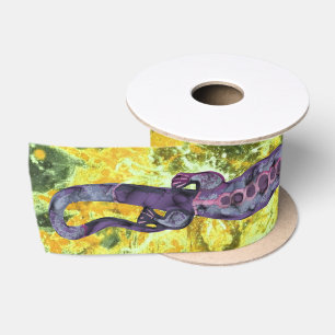 Lazo De Raso Bonito BALI LIZARD Design violet + tus ideas