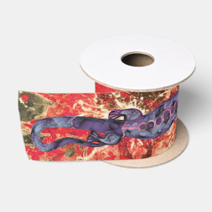 Lazo De Raso Bonito BALI LIZARD Design violet + tus ideas