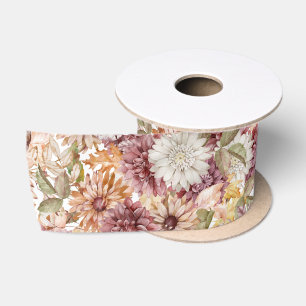 Lazo De Raso Bonito Floral