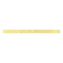 Lazo De Raso Bonito Sunny Yellow Gingham Pattern