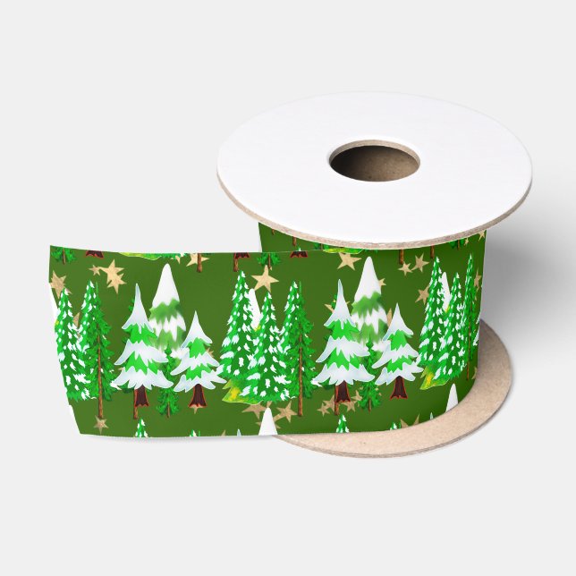 Lazo De Raso Bosque de navidades (Carrete)