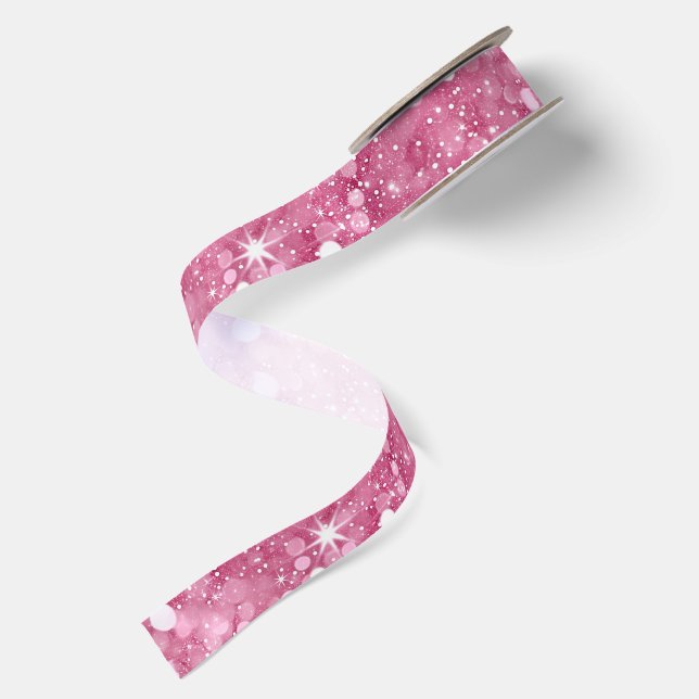 Lazo De Raso Brillo Rosa (Reverso)