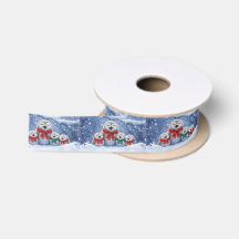 Búhos adorables de vacaciones de Navidad con bufan