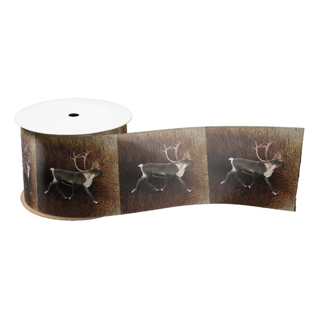 Lazo De Raso Bull Caribou Sobre Caribou Fur (Carrete)