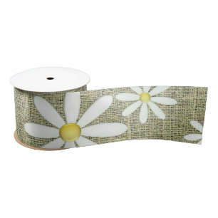 Lazo De Raso Burlap Daisy
