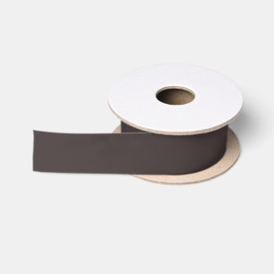 Lazo De Raso Café negro (color sólido)