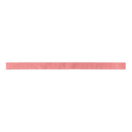 Lazo De Raso Café Style Red Gingham