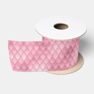 Lazo De Raso Cajas de dragón rosa brillante